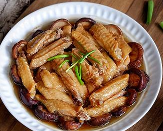 香菇蒸鸡翅11