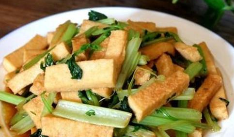 芹菜炒千叶豆腐5