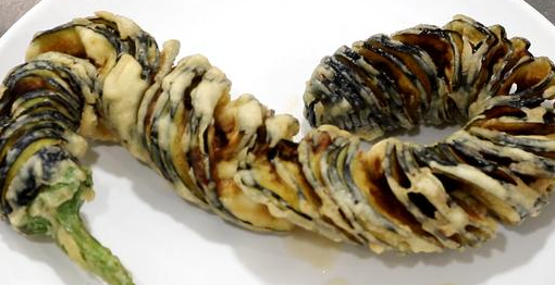 糖醋盘龙茄子10