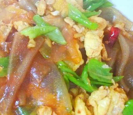 粉皮炒鸡蛋1