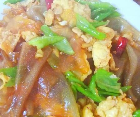 粉皮炒鸡蛋10