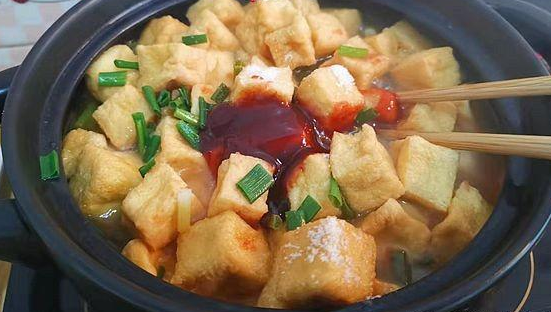 焖油豆腐的家常做法8