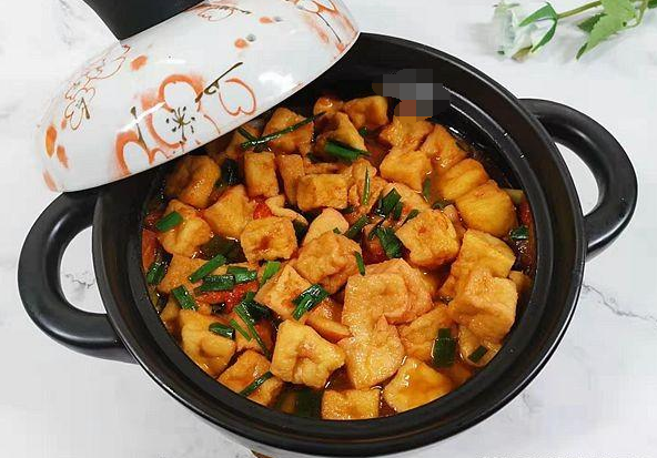 焖油豆腐的家常做法10